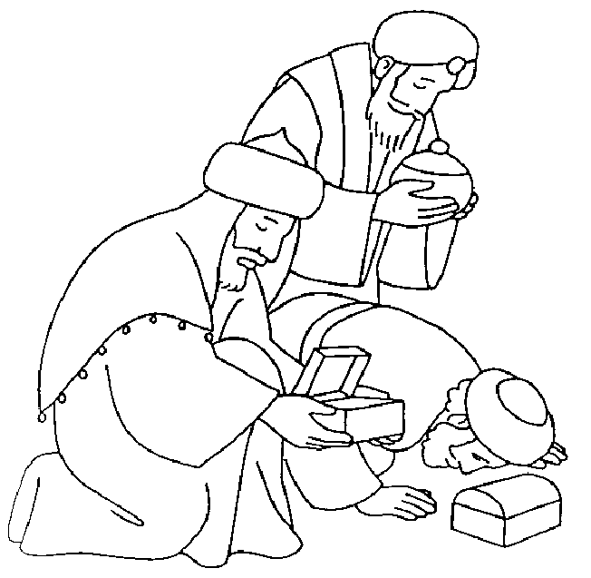 Szopka Bożonarodzeniowa kolorowanki